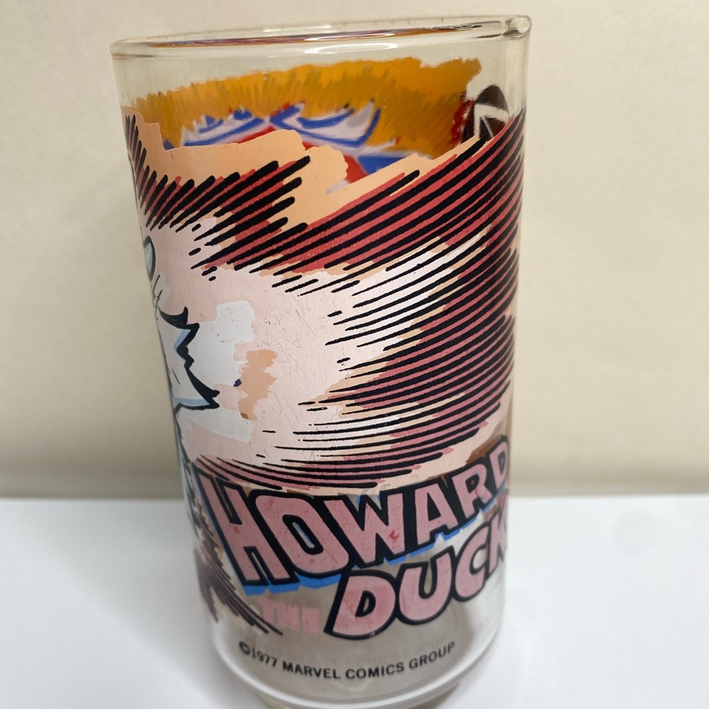 1977 Collectible Howard the Duck 7 Eleven Promo Glass Tumbler Marvel Comics - Picture 3 of 7